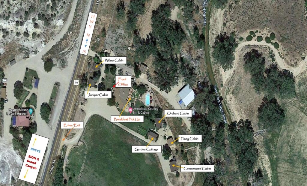 AH Above Map showing Cabin Locations 2025 1 1