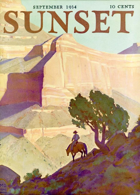 AH Maynard Dixon sunset 1934 inzion